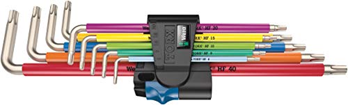Wera 3967/9 TX SXL Multicolour...et, TX8-TX40, 9PC, 05022689001 - down 53.39% (£22.91) to £20.00 from £42.91