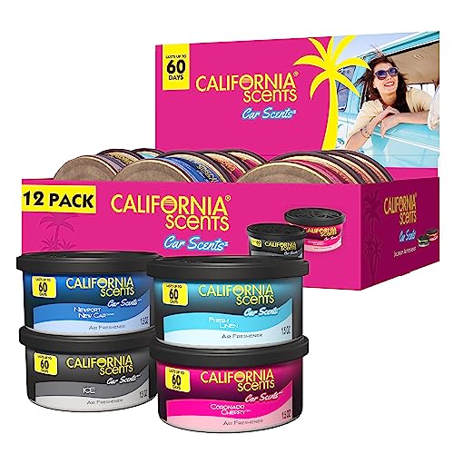 California Scents, Car Air Fre...ng Fragrance, Eliminates Odour - down 38.41% (£8.38) to £13.44 from £21.82