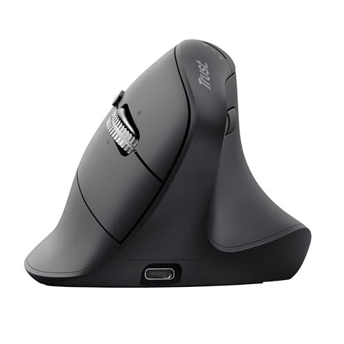 Trust Vyran Ergonomic Hyperwhe...ouse Bluetooth + 2.4GHz, Black - down 20.00% (£10.00) to £39.99 from £49.99