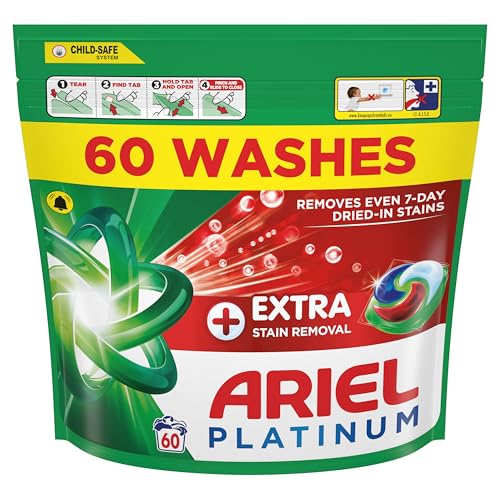 Ariel Platinum PODS®, Washing ...ove Even 7-Day Dried-in Stains - down 14.31% (£2.29) to £13.71 from £16.00
