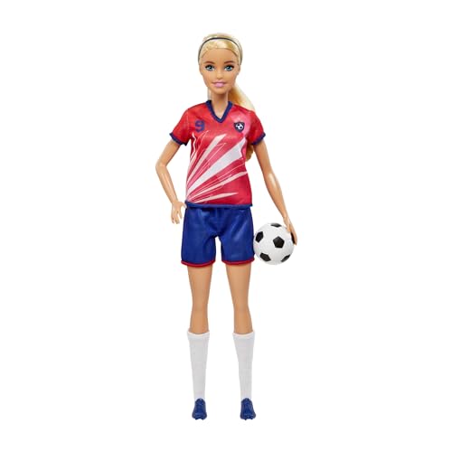 Barbie Careers Fashion Doll & ...ll Socks, Cleats & Ball, HCN17 - down 49.95% (£4.99) to £5.00 from £9.99