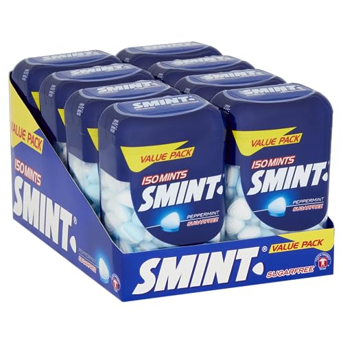 Smint Sugar Free Mints, Pepper...getarians - 8 x 150 XL Bottles - down 29.17% (£7.00) to £17.00 from £24.00