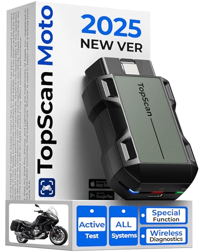 TOPDON TopScan Motocycle OBD2 ...arley/Ducati/BMW/Yamaha/Suzuki - down 22.34% (£31.54) to £109.65 from £141.19