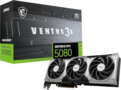 MSI NVIDIA GeForce RTX 5080 16...), HDMI 2.1b, DisplayPort 2.1b - down 10.00% (£122.90) to £1,106.10 from £1,229.00