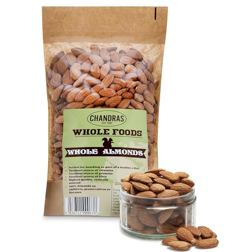Chandra Whole Foods – Almonds ... in Protein & Vitamins & Fibre - down 68.42% (£17.20) to £7.94 from £25.14