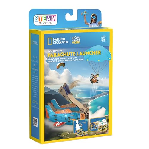 National Geographic Build Your...ith Working Parachute Launcher - down 39.91% (£5.58) to £8.40 from £13.98