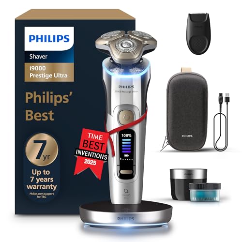 Philips Shaver i9000 Prestige ...Shaving Modes, Model XP9404/31 - down 60.93% (£383.67) to £245.99 from £629.66
