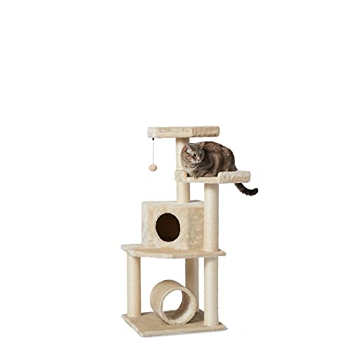 Amazon Basics Cat Tree Tower w...19 x 19 x 43 Inches, XL, Beige - down 10.00% (£3.50) to £31.49 from £34.99