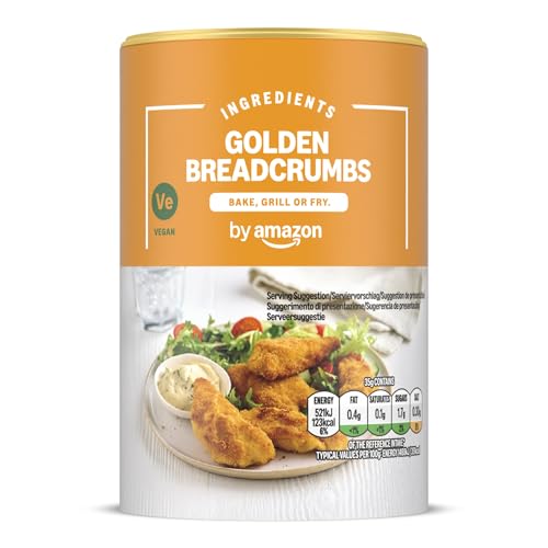 by Amazon Golden Breadcrumbs, 175g - down 9.72% (£0.14) to £1.30 from £1.44