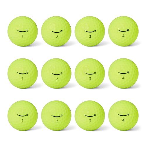 Amazon Basics Core Soft Golf Balls, 12-Pack, Yellow - down 17.19% (£3.86) to £18.60 from £22.46