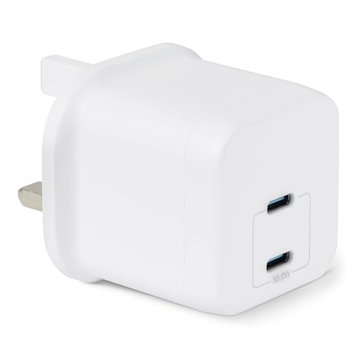 Amazon Basics Fast Charging US...Port for Tablets Phones, White - down 9.96% (£1.10) to £9.94 from £11.04