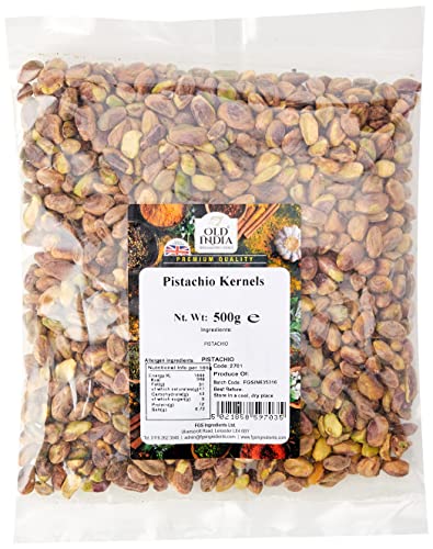 Old India Pistachio Kernels 500g - down 19.27% (£3.17) to £13.28 from £16.45