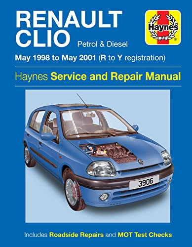 Renault Clio Petrol & Diesel (...ynes Repair Manual (Paperback) - down 73.29% (£16.85) to £6.14 from £22.99