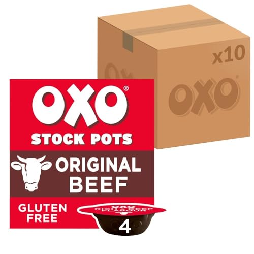 OXO Beef Stock Pots – Original...ks of 4 x 20 g (40 Pots Total) - down 48.31% (£5.28) to £5.65 from £10.93