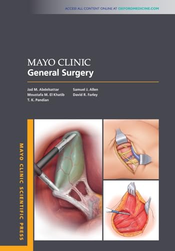 Mayo Clinic General Surgery (Mayo Clinic Scientific Press) - down 9.44% (£3.03) to £29.08 from £32.11
