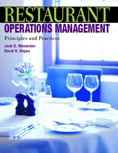 Restaurant Operations Management: Principles and Practices - down 6.14% (£1.31) to £20.04 from £21.35