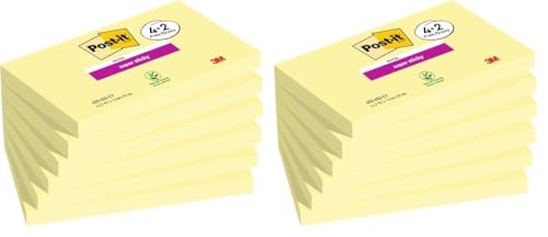 Post-it Super Sticky Notes, Ca...+ 2 Free Pads/Pack (Pack of 2) - down 5.94% (£0.84) to £13.30 from £14.14