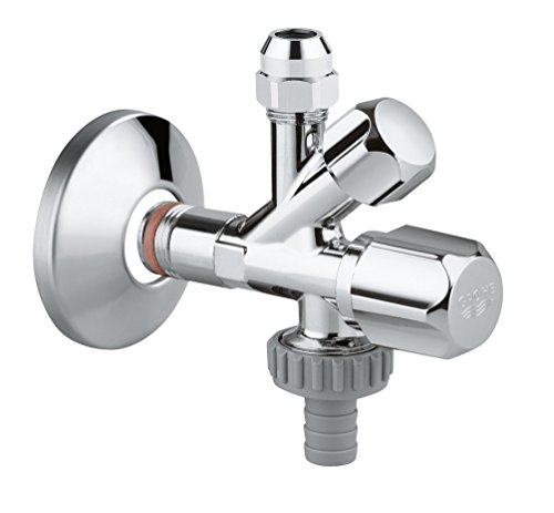 GROHE Angle Valves Neutral Han...ice Valve 1/2" Chrome 22036000 - down 10.02% (£1.28) to £11.49 from £12.77