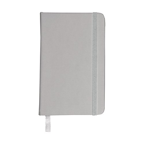 eBuyGB A5 Coloured Hardback Lined Paper Notebook, Silver - down 25.97% (£1.95) to £5.56 from £7.51