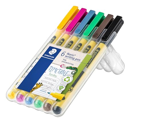 STAEDTLER Noris - Handwriting ...d Colours - Pack of 6, 307 SB6 - down 66.88% (£7.49) to £3.71 from £11.20
