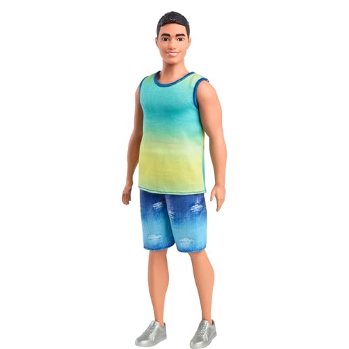 Barbie Fashionistas Ken Doll #...rts and Silver Sneakers, HYV00 - down 24.92% (£2.49) to £7.50 from £9.99