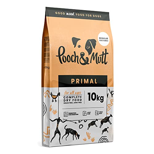 Pooch & Mutt - Primal High Pro...Dog Food, Lamb & Ostrich, 10kg - down 55.84% (£37.41) to £29.59 from £67.00