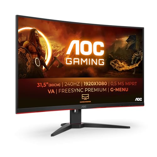 AOC Gaming C32G2ZE - 32 Inch F...80@ 240Hz, 300 cd/m², HDMI/DP) - down 25.14% (£50.03) to £148.97 from £199.00