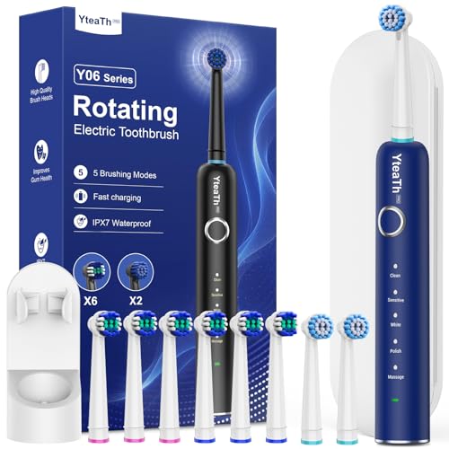Rotating Electric Toothbrush w...er Toothbrush with Travel Case - down 25.21% (£6.30) to £18.69 from £24.99