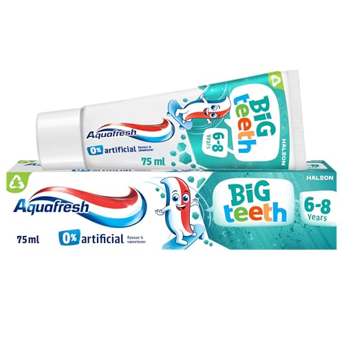 Aquafresh Big Teeth Toothpaste... for New Permanent Teeth, 75ml - down 3.92% (£0.06) to £1.47 from £1.53