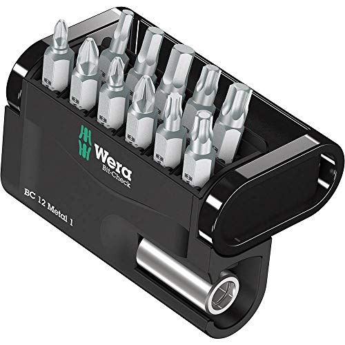 Wera 05057424001 Bit-Check 12 ...ral Purpose Bit Set (12-Piece) - down 24.87% (£2.98) to £9.00 from £11.98