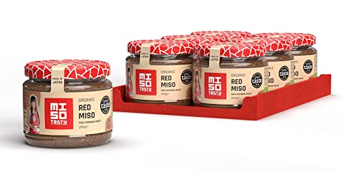 MISO Tasty Red Miso Paste - Gl...ps, Stews, & Sweets - 6 x 200g - down 58.04% (£13.90) to £10.05 from £23.95