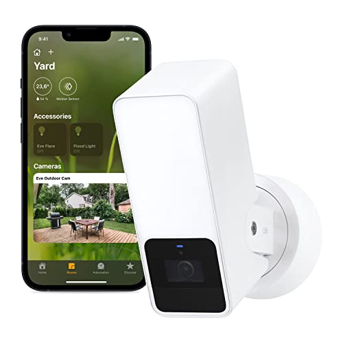 Eve Outdoor Cam (White Edition...ication, flexible installation - down 32.25% (£69.96) to £146.99 from £216.95