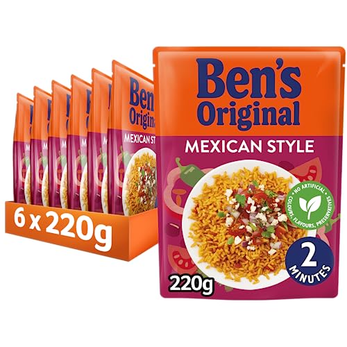 BEN'S ORIGINAL Mexican Style M...ulk Multipack 6 x 220g pouches - down 44.00% (£3.30) to £4.20 from £7.50
