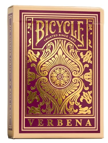Bicycle Verbena Playing Cards ...r Card Collectors, Gold,purple - down 28.02% (£3.69) to £9.48 from £13.17
