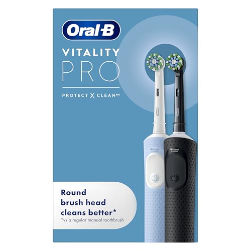 Oral-B Vitality Pro 2x Electri...s, 2 Pin UK Plug, Black & Blue - down 20.02% (£8.01) to £31.99 from £40.00
