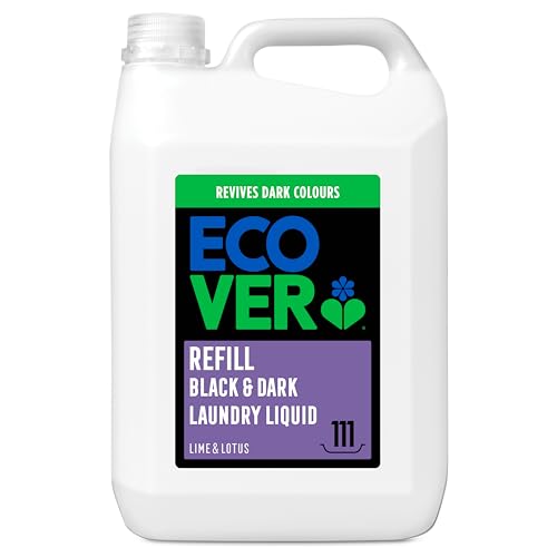 Ecover Delicate Black & Dark L...iquid Refill, Lime & Lotus, 5L - down 45.88% (£11.01) to £12.99 from £24.00