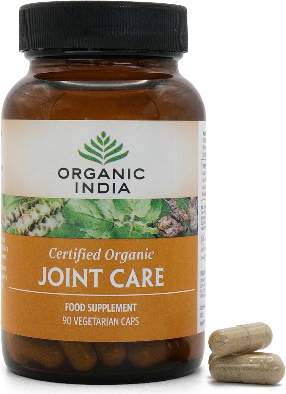 Organic India Joint Care - Org... & Additive Free - 90 Capsules - down 10.03% (£1.52) to £13.64 from £15.16