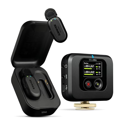 Shure MoveMic Two Kit - Pro Wi...able Clip Lavs (MV-TWO-KIT-Z6) - down 29.90% (£146.79) to £344.21 from £491.00