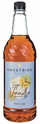 Sweetbird Sugar Free Vanilla Syrup | 1 Litre | FS253 - down 22.71% (£2.26) to £7.69 from £9.95