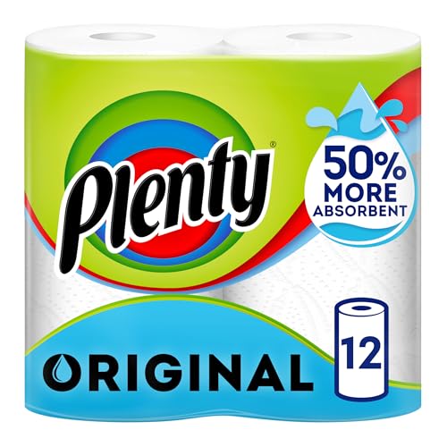 Plenty Original Kitchen Roll, ... Kitchen Towel, Kitchen Tissue - down 11.11% (£2.00) to £16.00 from £18.00