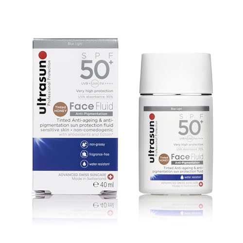 Ultrasun Face Fluid Anti-Pigme...c Sunscreen with Rainbow Algae - down 25.00% (£8.00) to £24.00 from £32.00