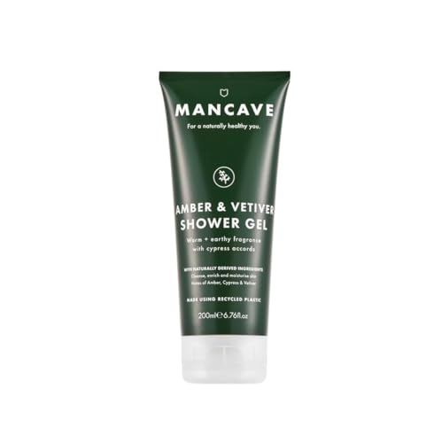 ManCave Amber Vetiver Mens Sho...esh Cypress, Body Wash for Men - down 24.68% (£0.95) to £2.90 from £3.85