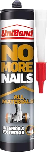 UniBond No More Nails All Mate...quired, White, 390 g Cartridge - down 10.00% (£0.49) to £4.41 from £4.90
