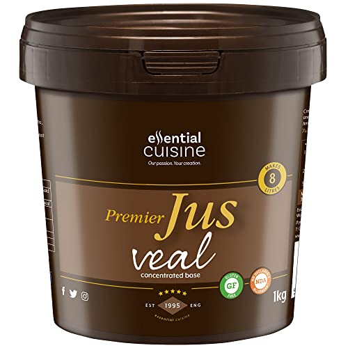 Essential Cuisine Premier Veal Jus Concentrated Base, 1 kg - down 15.32% (£4.99) to £27.59 from £32.58