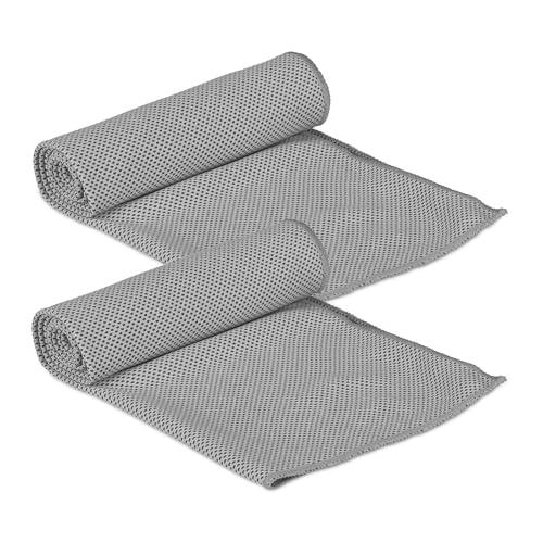 Relaxdays Unisex's Cooling Tow... Fitness, 90x30 cm, Grey, Gray - down 24.75% (£3.71) to £11.28 from £14.99