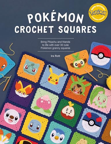 Pokémon Crochet Squares: Bring...ranny squares (Pokémon Crafts) - down 12.66% (£1.67) to £11.52 from £13.19