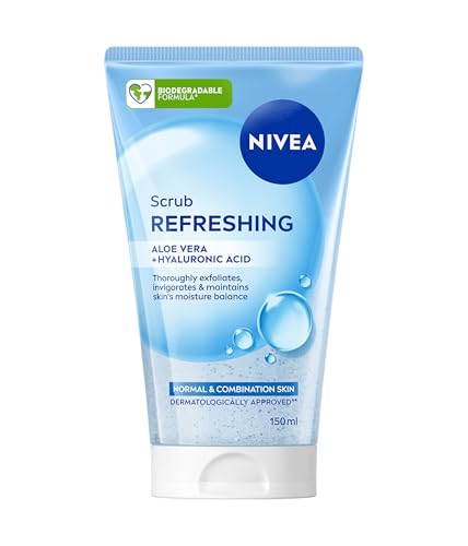 NIVEA Refreshing Face Scrub wi...es Impurities and Excess Sebum - down 60.00% (£3.00) to £2.00 from £5.00