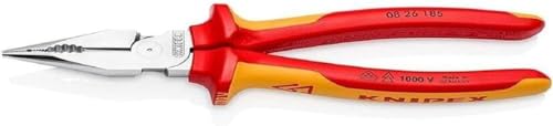 KNIPEX Needle-Nose Combination...DE-Tested 185 mm, 08 26 185 SB - down 40.83% (£17.33) to £25.11 from £42.44