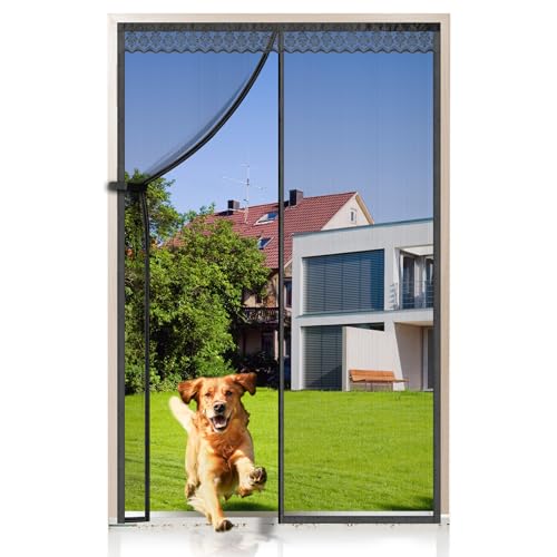 Fiberglass Magnetic Screen Doo...ti Mosquito (90x210 cm, Black) - down 37.14% (£8.66) to £14.66 from £23.32