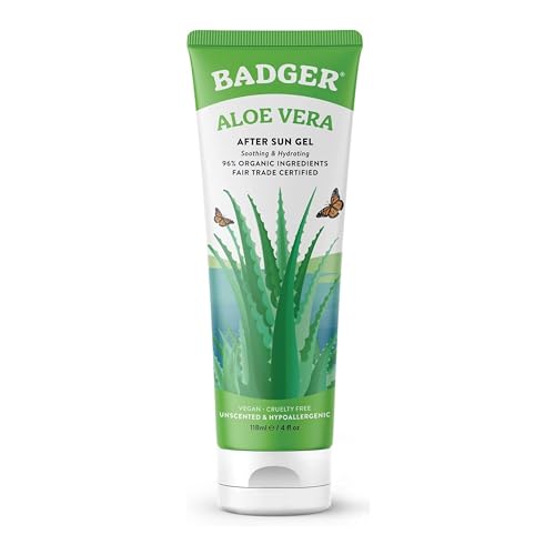 Badger Aloe Vera Gel | Cooling... & Refreshing Formula (118 ml) - down 36.04% (£3.99) to £7.08 from £11.07